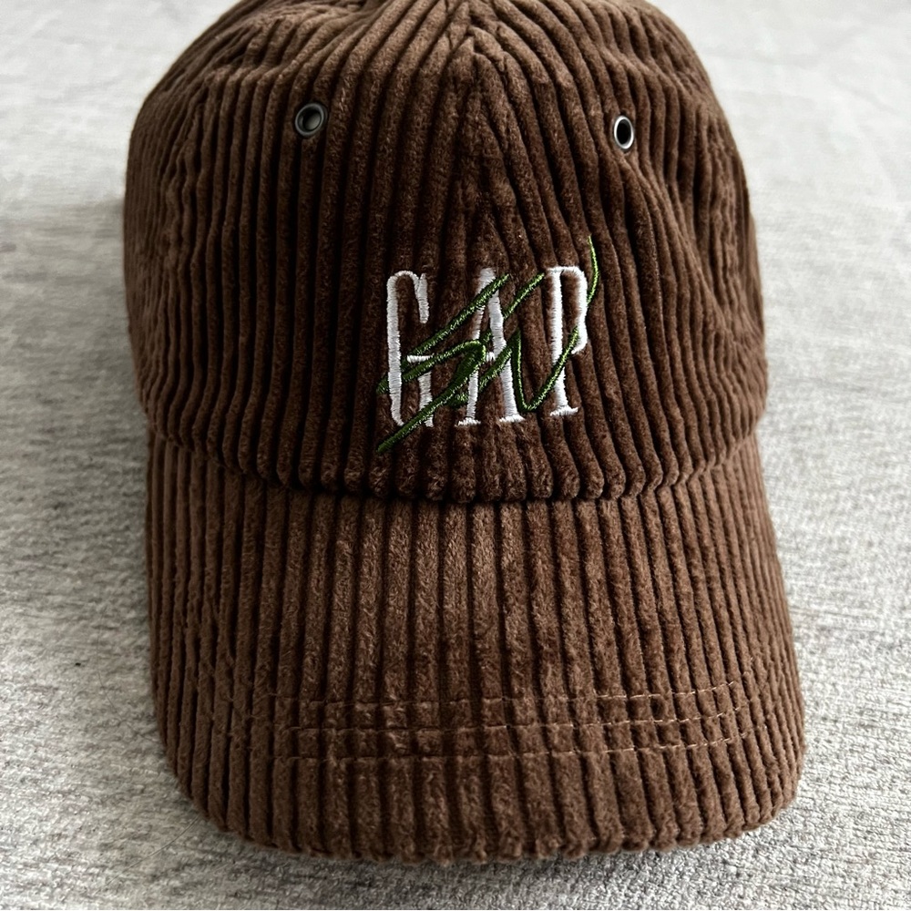 GAP X Sean Wotherspoon Brown Corduroy Casual Skater Adjustable OSFM Dad Hat NEW - Picture 2 of 6